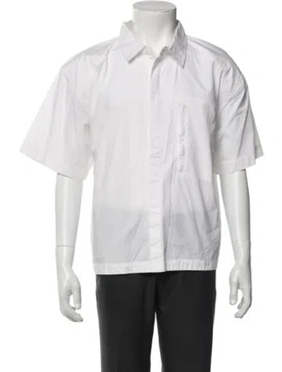 Pre-owned Entire Studios Short Sleeve Shirt In White
