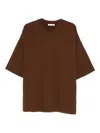 Entire Studios Crew-neck Short-sleeve T-shirt In Brown