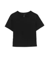 Entire Studios Cropped T-shirt In Black