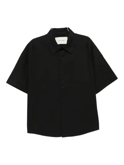Entire Studios Short-sleeved Shirt In Black