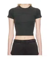 Entire Studios Washed Short-sleeved T-shirt In Black