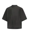 Entire Studios Graphite Cotton Oversize T-shirt In Black