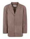 Entire Studios Single Breasted Blazer In Brown