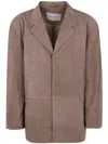 Entire Studios Single Breasted Blazer Back Vent In Brown