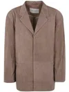 Entire Studios Single Breasted Blazer In Ss Stablesuede