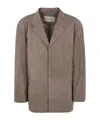 Entire Studios Single Breasted Blazer Back Vent In Brown