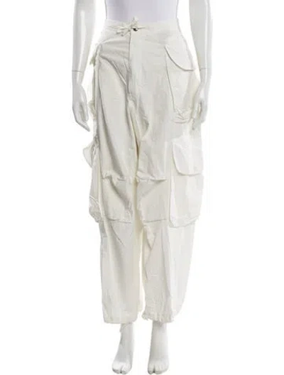 Pre-owned Entire Studios Skinny Leg Pants In White