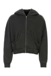 Entire Studios Slate Cotton Oversize Sweatshirt In Green