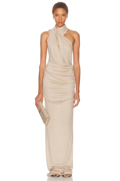 Entire Studios Sleeveless Dalters Dress In Neutral