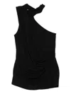 Entire Studios Sleeveless Dalters Top Soot Clothing In Black