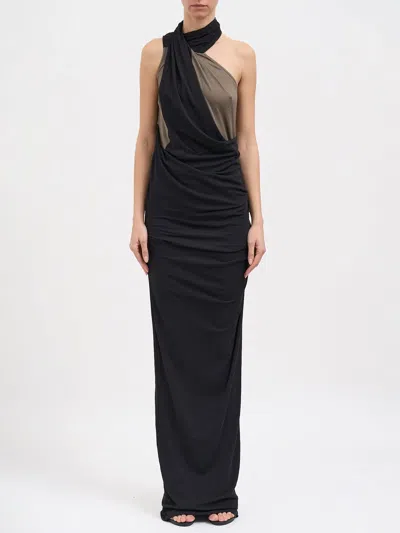 Entire Studios Pleated Sleeveless Dress In Black