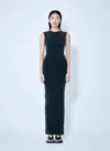Entire Studios Sleeveless Maxi Dress In Black