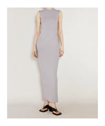 Entire Studios Sleeveless Maxi Dress In Gray