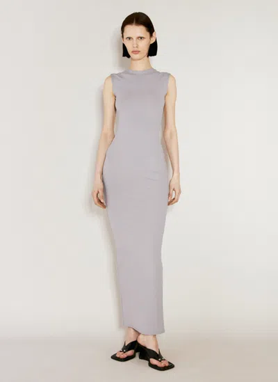 Entire Studios Sleeveless Maxi Dress In Grey