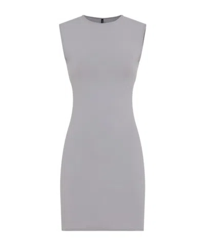 Entire Studios Sleeveless Mini Dress In Gray