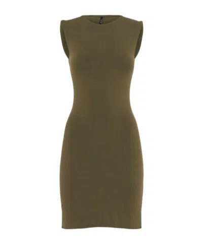 Entire Studios Sleeveless Mini Dress In Green