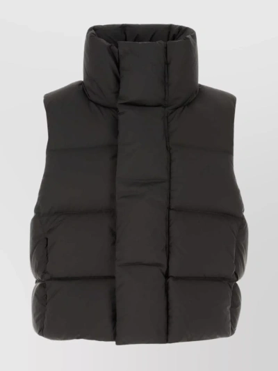 Entire Studios Sleeveless Polyester Down Jacket In Black