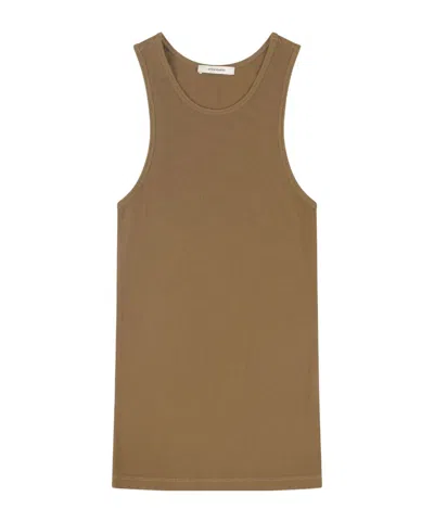 Entire Studios Sleeveless Vest In Brown