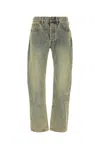 Entire Studios -style Unisex Denim Jeans In Blue