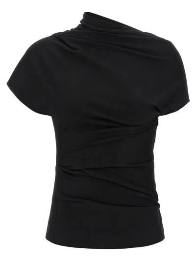 ENTIRE STUDIOS SLIM FIT STRETCH WOOL TOP