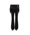Entire Studios Slim-flared Jeans In Black