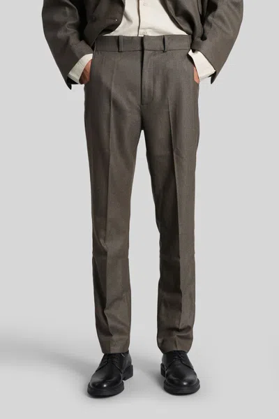 Entire Studios Slim Trouser Pants In Gray