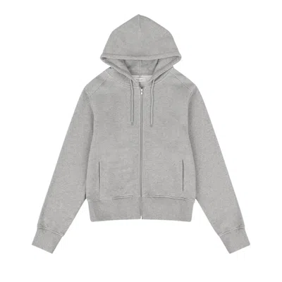 Pre-owned Entire Studios Slim Zip Up 'grey Marle' | Men's Size S In Gray