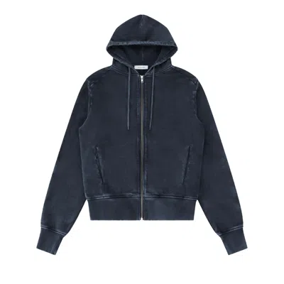 Pre-owned Entire Studios Slim Zip Up 'salted Navy' | Blue | Men's Size Xl