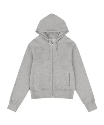 Entire Studios Slim Zip-up Hoodie In Gray