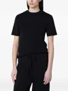 Entire Studios Essential Cotton Mini T-shirt For Women In Black