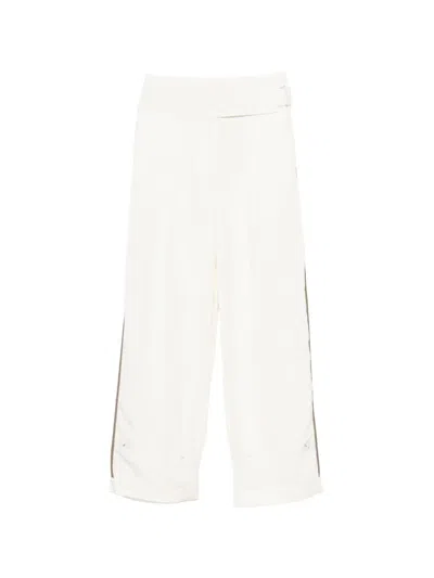 Entire Studios Slit-pocket Trousers In White