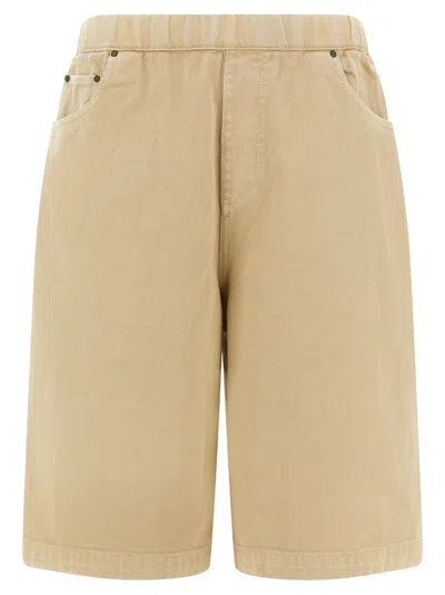 Entire Studios Spar Bermuda Shorts Back And Side Pockets In Brown