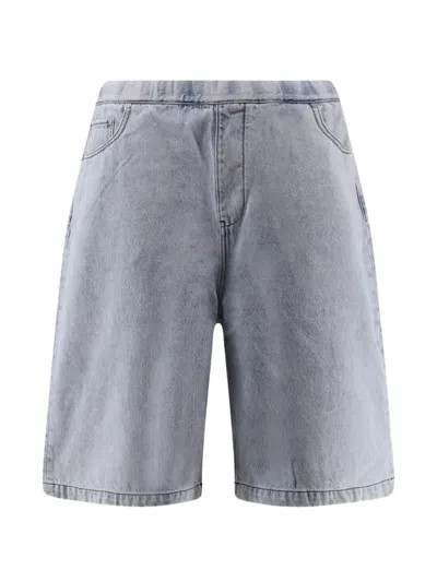 Entire Studios Spar Denim Shorts In Blue