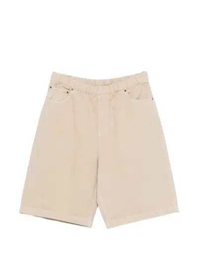 Entire Studios Spar Elasticated Shorts In Neutral