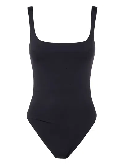 Entire Studios Square-neck Bodysuit In Black