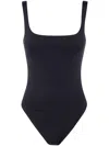 Entire Studios Square-neck Bodysuit In Black