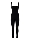 Entire Studios Square Neck Catsuit In Black