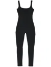 Entire Studios Square-neck Jumpsuit In Black