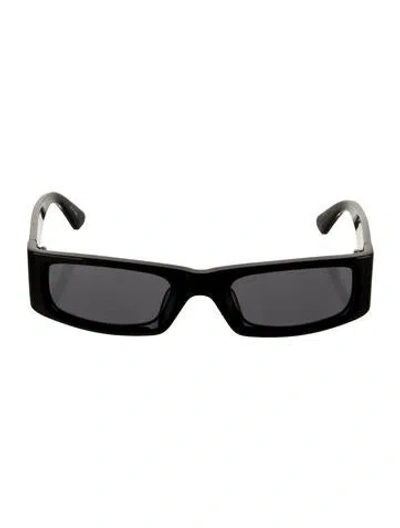 Pre-owned Entire Studios Square Tinted Sunglasses In Black