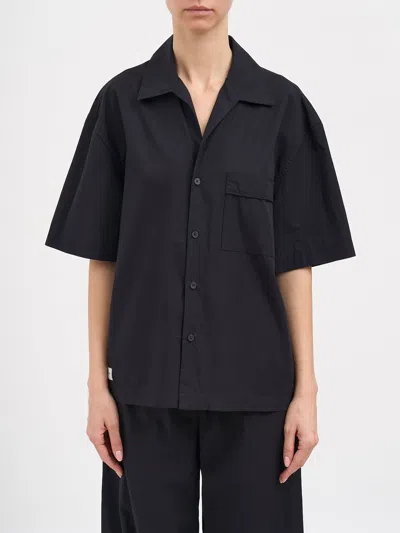 Entire Studios Ss Pajama Shirt Black