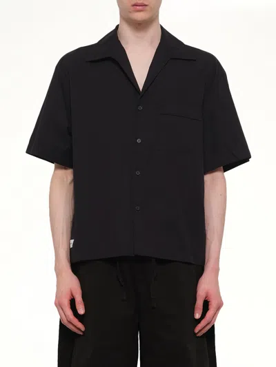 Entire Studios Ss Pajyama Shirt In Black