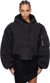 Entire Studios Ssense Exclusive W2 Bomber Jacket In Iron