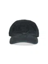 Entire Studios Casual Curved Brim Embroidered Eyelets Hat In Black
