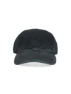 Entire Studios Casual Curved Brim Embroidered Eyelets Hat In Black  