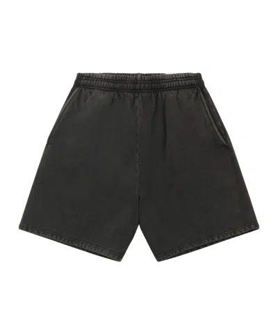 Entire Studios Standard Elastic Waistband Sweatshorts In Black