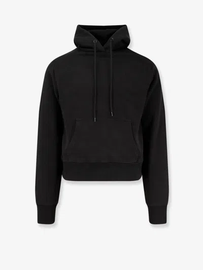 Entire Studios Standard Hood Cotton Sweatshirt In Black