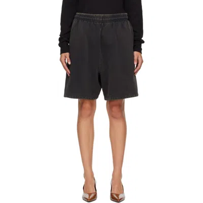 Entire Studios Standard Relaxed Sweatshorts In Black