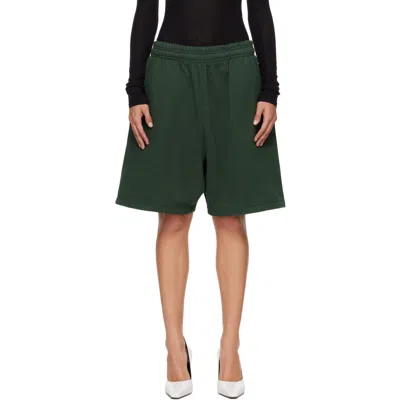 Entire Studios Standard Relaxed Sweatshorts In Green