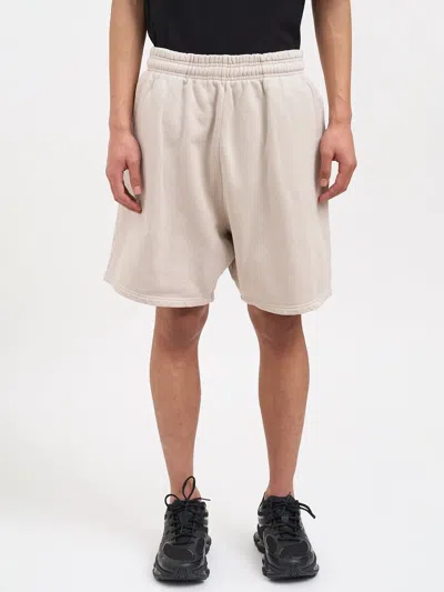 Entire Studios Standard Sweat Off White Bermuda Shorts In Multi