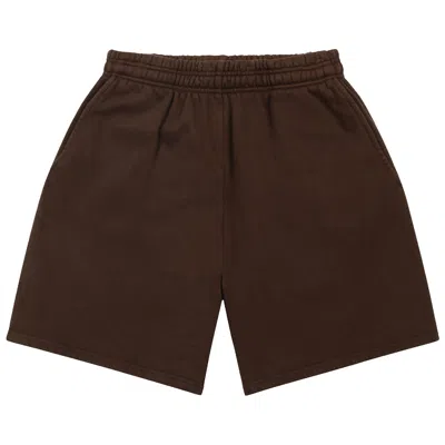 Pre-owned Entire Studios Standard Sweatshort 'brunette' | Brown | Men's Size M